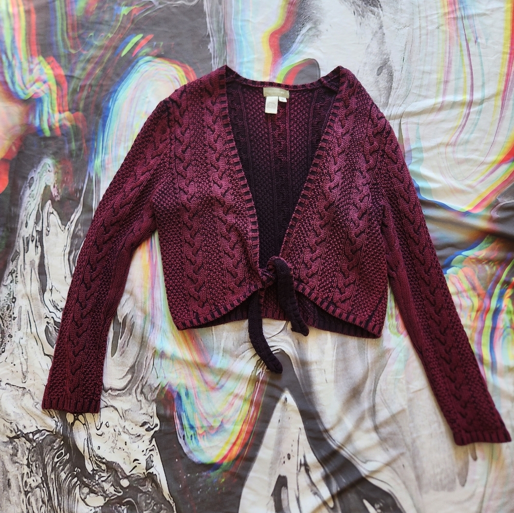 The Territory Ahead Purple Sweater